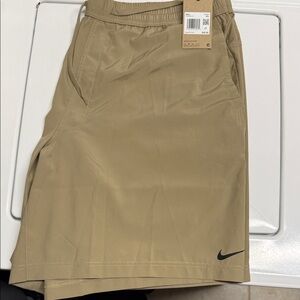 Nike Men's Athletic Shorts in Tan